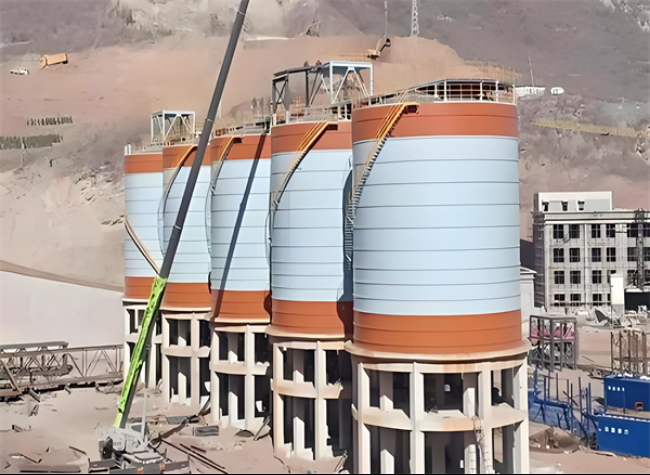 龙湖镇高架钢板仓